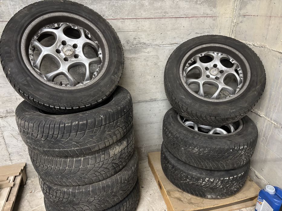 Pachet 2 seturi anvelope iarna plus 1 set jante