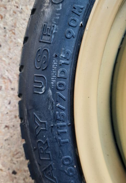 Roată rezervă slim subțire 5x114,3 Toyota Hyundai Kia Renault Nissan