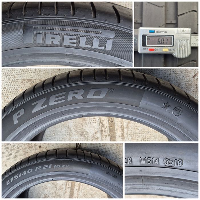 O bucată 275/40 R21 vară - una Pirelli