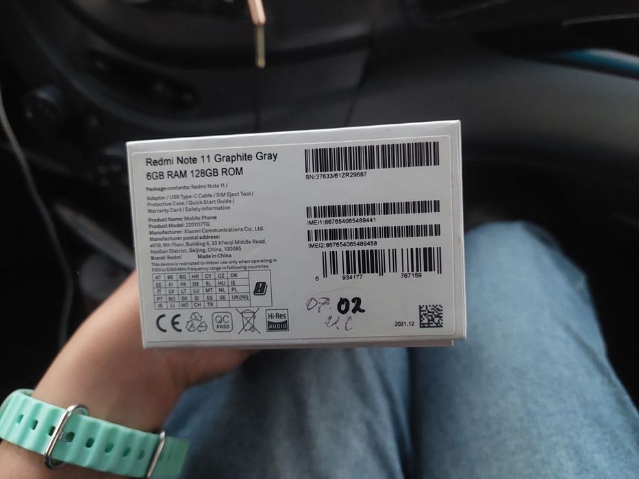 Redmi note 11  graphite Gray