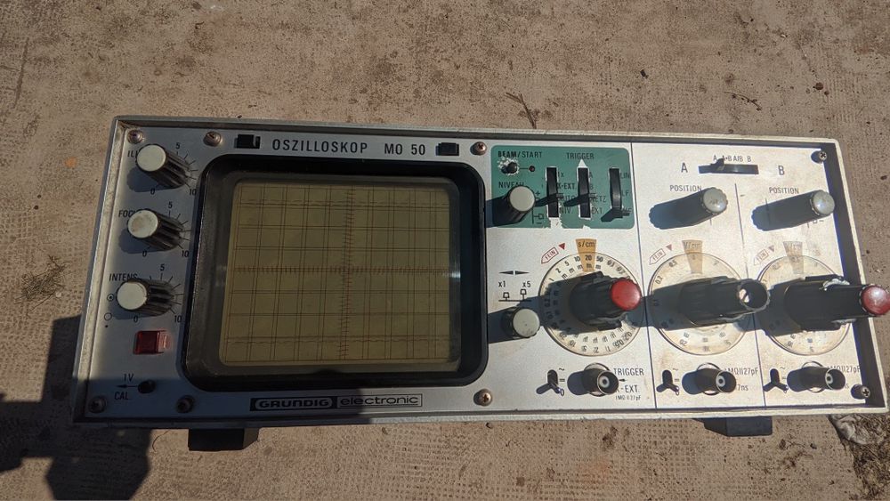 Osciloscop Analogic Grundig MO 50 (2 Canale x 50MHz) –Testat  Funcțional
