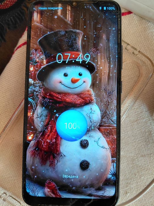 Айфон "Реалми"к протектор отзад