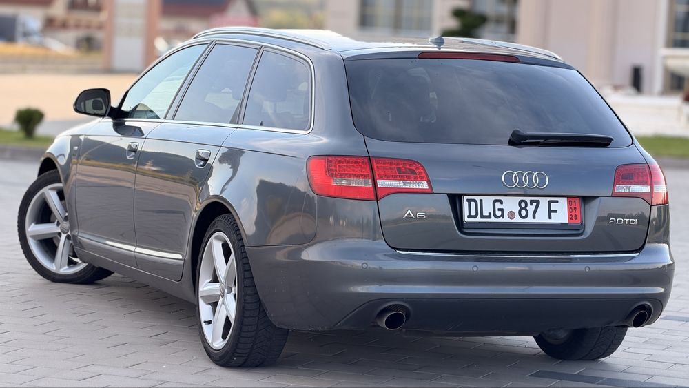 Audi a6 An 2010 2.0TDi 170Cp Euro 5 S-Line Navi/Led/Piele Nr Zoll Valabil 1 lună Germnaia