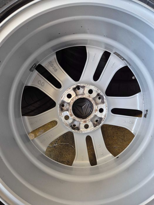 4 ROTI Jante Anvelope 5x112 235/45/17 OEM Mercedes C-Class E-Class