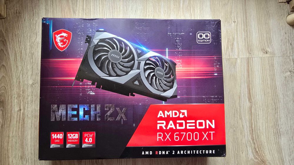 Видео Карта Radeon RX 6700 XT 12GB Mech 2x