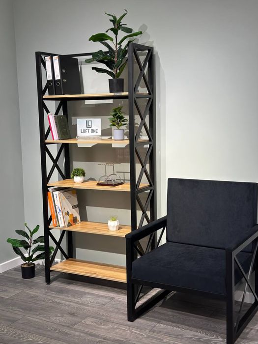 Стеллаж лофт, шкаф полка, офисный шкаф