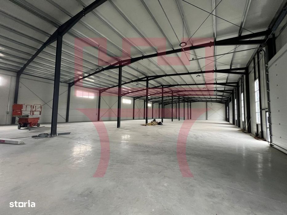 Inchiriere mod hala noua 1440mp + 140 birouri  si curte pavata