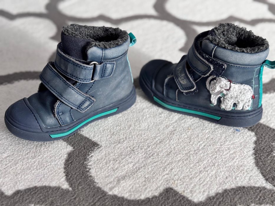 Ghetute iarna copii, cu supinatie, imblanite marime 24