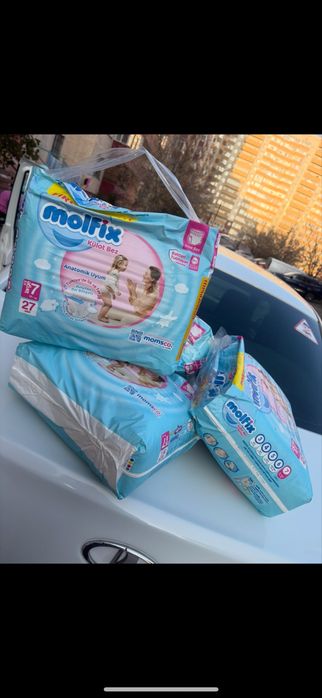 памперсы трусики молфикс , размер 7. г. Караганда