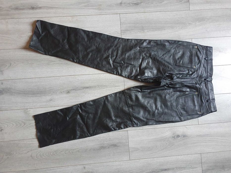 Pantaloni de piele FMC barbati - Marimea 36 (Talie 89 cm)