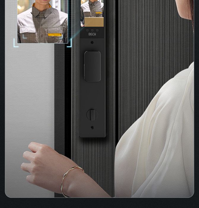 Умный замок,Замок отпечатка пальцев Face ID ,NFC SMART QULF , WIFI