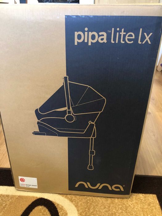 Кошче за кола Nuna Pipa Lite LX с ISOFIX база + резервен комплект възглавнички от органичен текстил + адаптери за количка