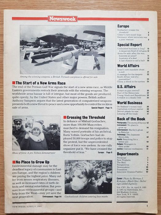 Reviste vechi, Neewsweek și Paris Match din anii '90