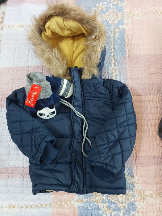 Детские зимние куртки.