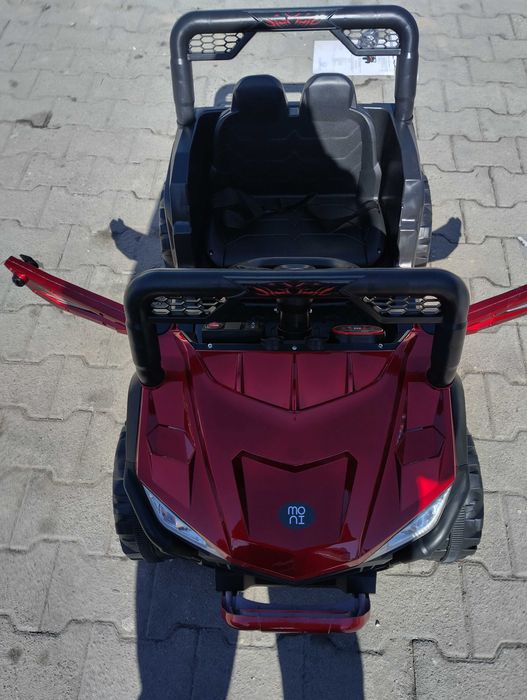 TEXAS акумулаторен джип FAST UTV червен