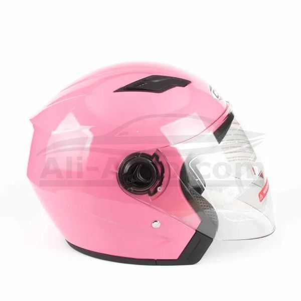 Каска за скутер розова а-175