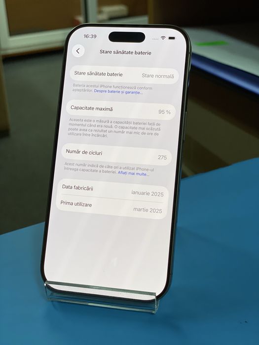Apple iPhone 16 Pro 256GB, Garantie 12 luni | Lensun