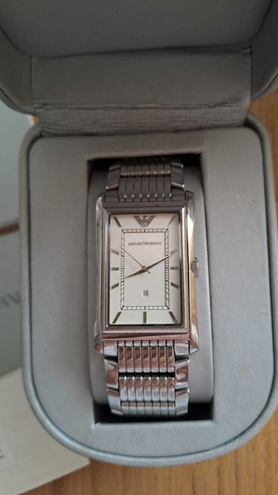 Ceas Emporio Armani - AR0162 + bratara de piele maro