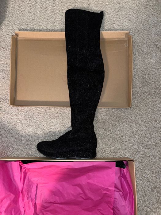 Cizme Anna Cori material textil