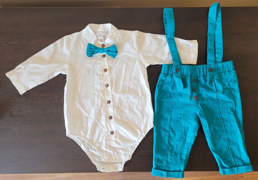 Costum botez/ de ocazie DodiKids baiat marime 74