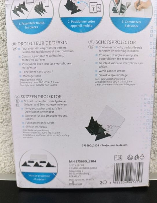 Proiector optic pentru mobil tableta, copiere desene schite copii