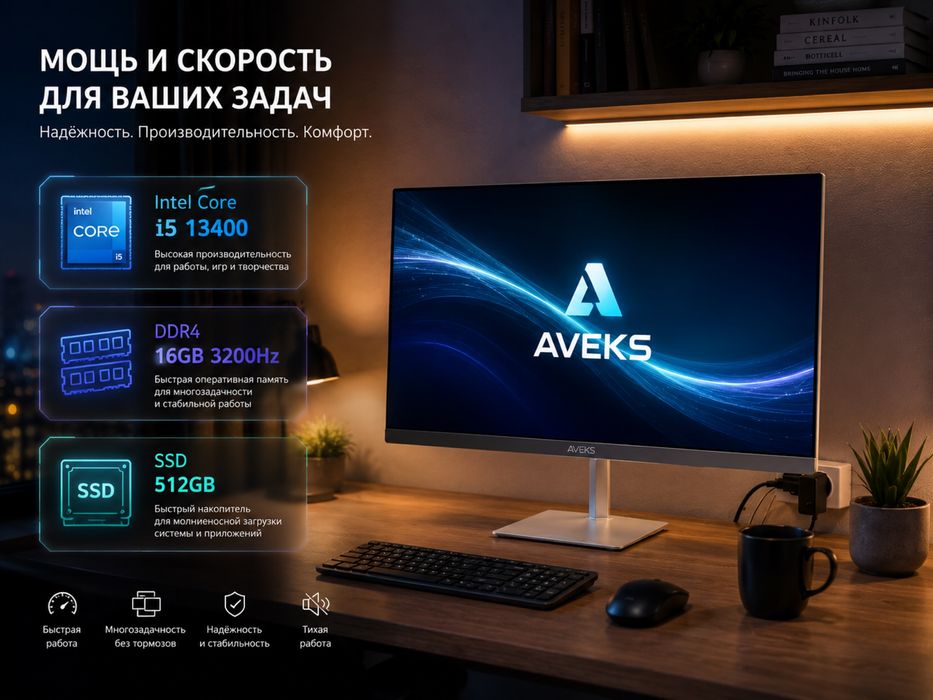 monoblok i5 13400  / 16GB DDR4 / 512GB SSD