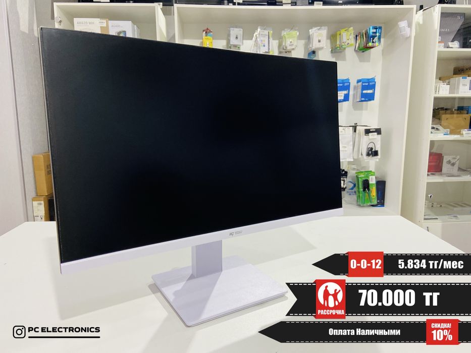 Рассрочка! Монитор Impacto Gaming - 27’ дюйм/FHD/IPS/240Hz/HDMI-DP-Aud