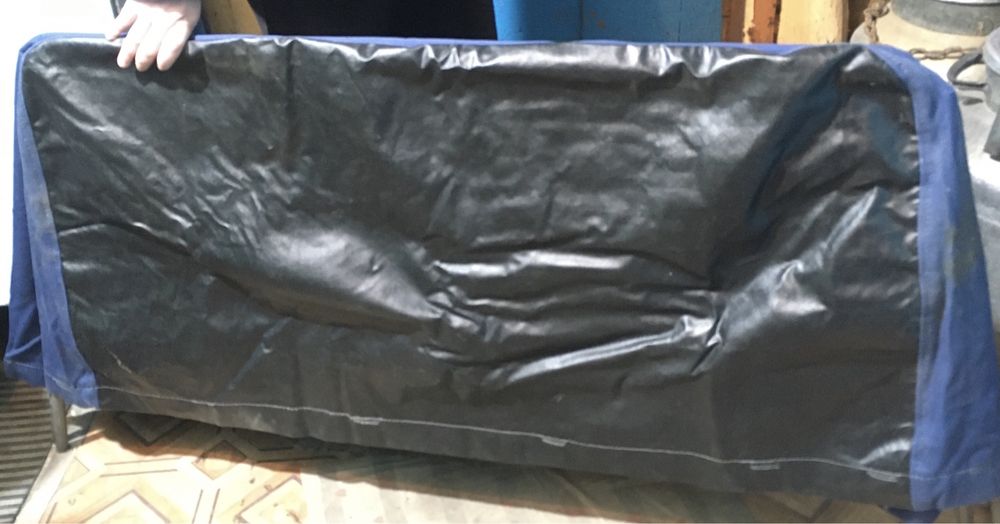 Тент с каркасом на Муравей. Синий