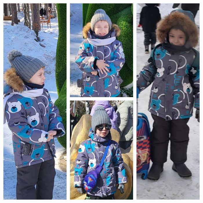 Куртка зима 110-116 + шапка