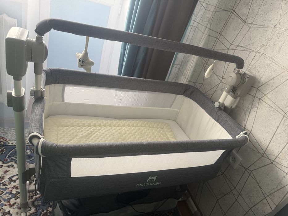 Электролюлька-колыбель Iining Baby 2-в-1 (приставная)