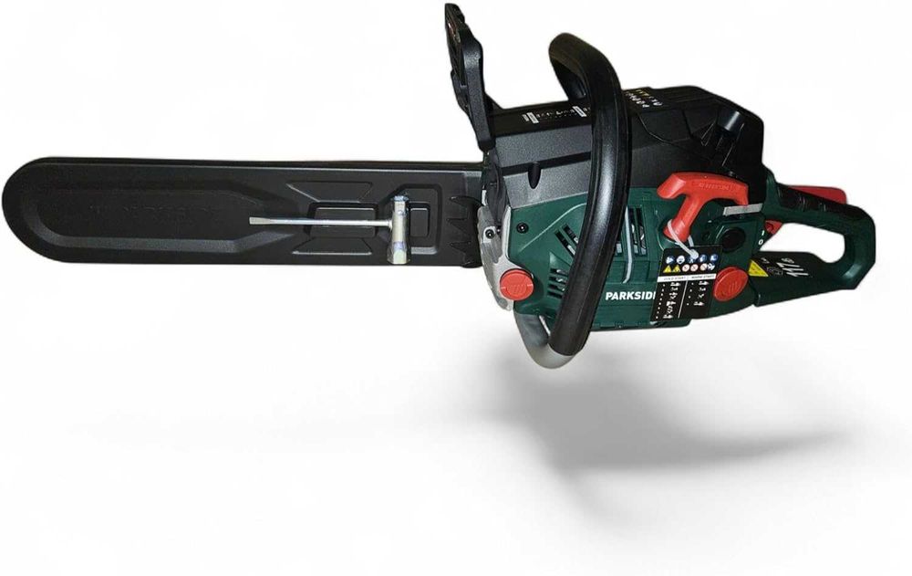 Drujba pe benzina Parkside, model PBKS 53 C3, 2 kW, lungime taiere 45 cm, sistem de ungere automata, 86x26x29cm