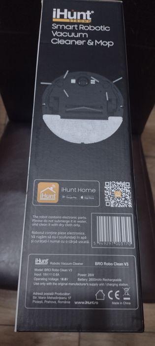 Robot aspirator cu mop iHunt nou