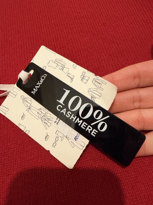 Оригинален пуловер 100% кашмир Max&Co, S
