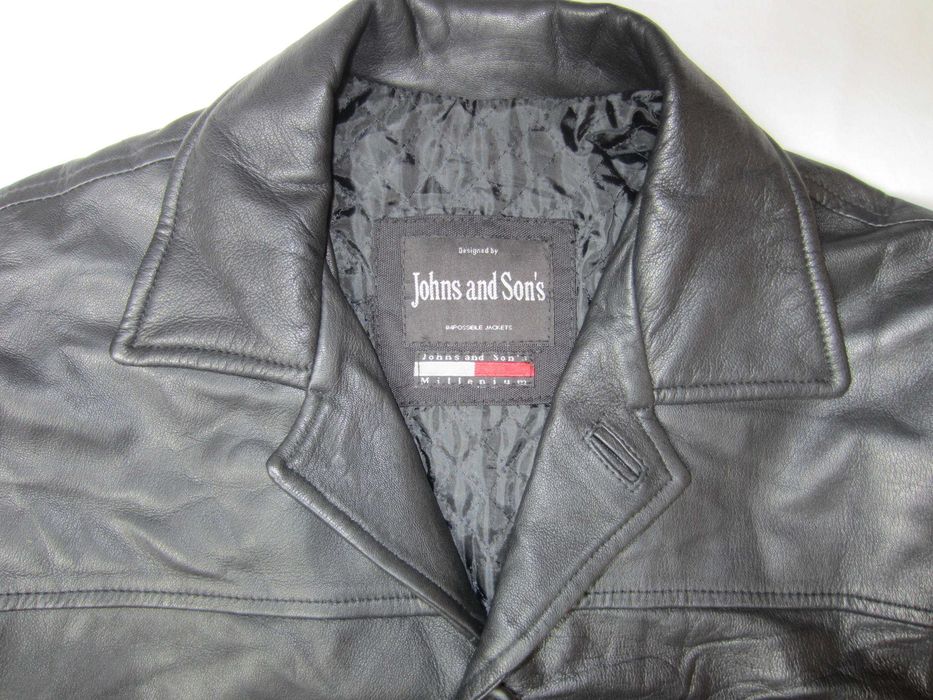 Haina piele Johns & Son's, masura 46,stare f. buna  vezi DESCRIEREA