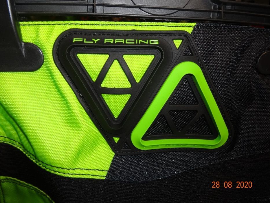 Шок цена ! fly racing бридж kinetic f-16 grn blk мотокрос панталон кро