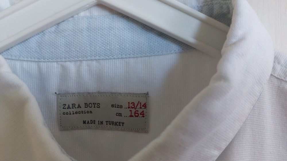 Рубашка на мальчика для школы. Zara.