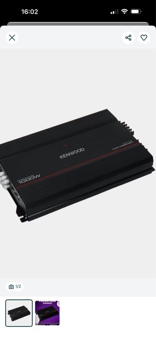 Kenwood 1000watt usilitel 4talik