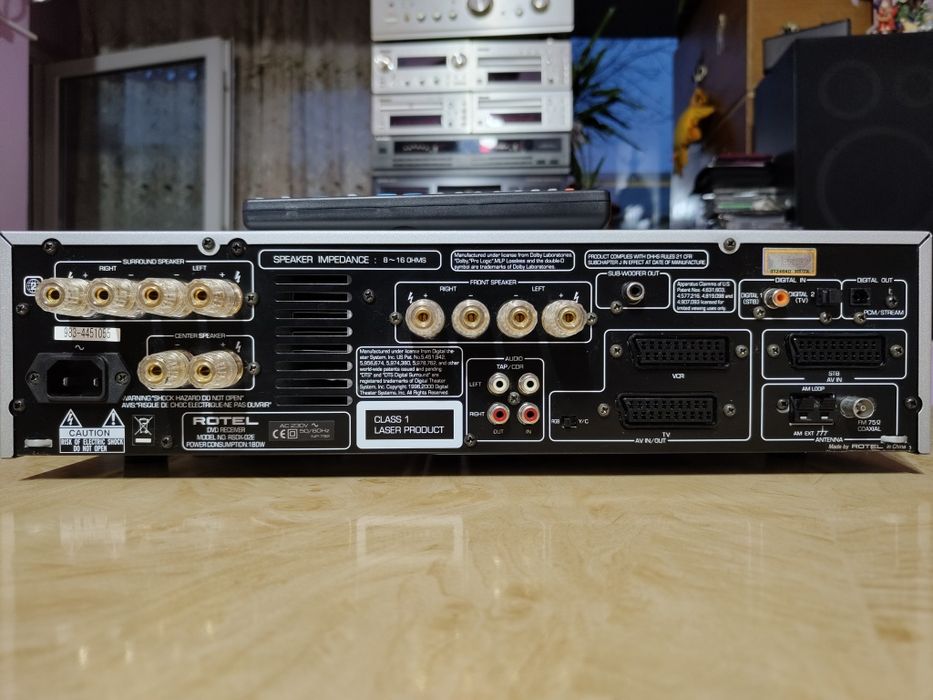 Amplificator,receiver Dvd,Cd,radio Rotel RSDX-02  5+1, mp3 , Dolby