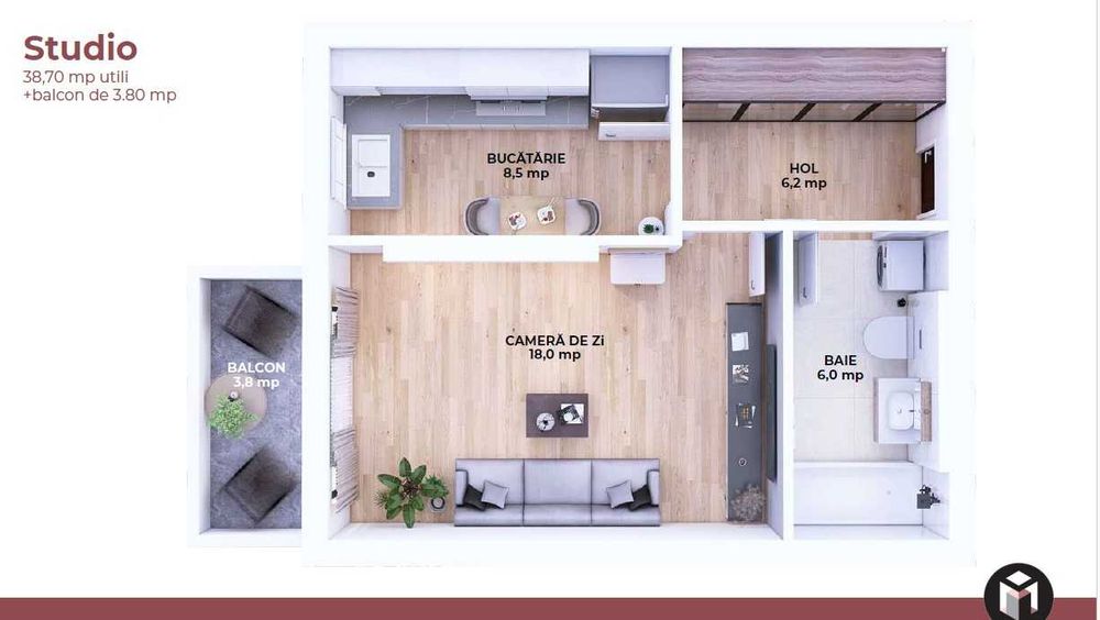 Apartament tip Studio Maurer Residence Sighisoara