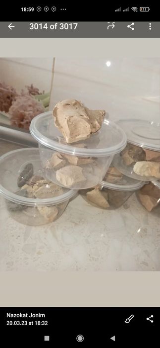 Gilvata kesak gulvata gelvata glina mel 100grami