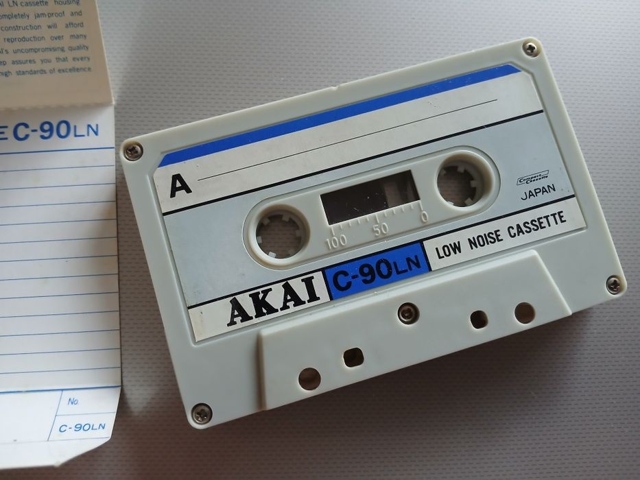 Casetă audio Akai LN 90, Nescrisă, stare foarte bună
