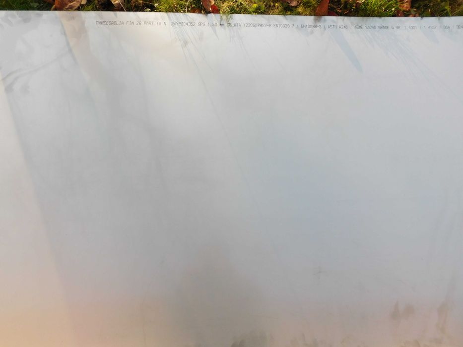 Tabla inox 1.5mm lucioasa