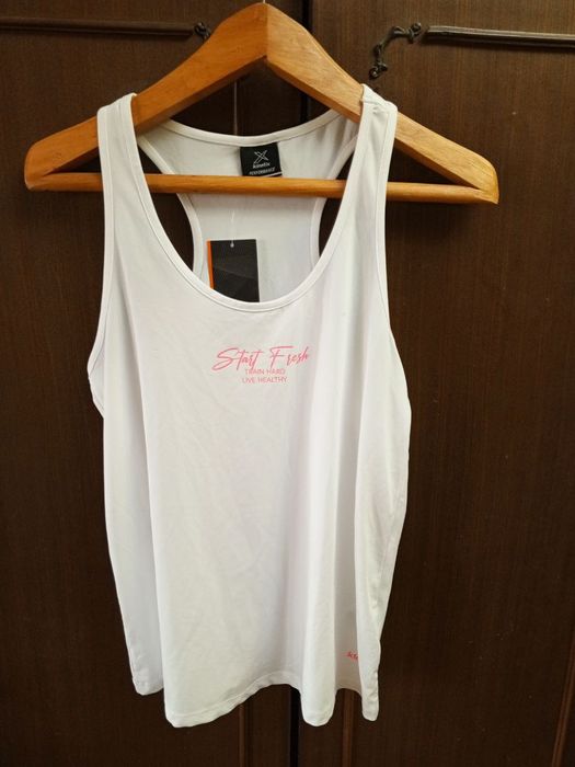 Майка летняя, спортивная, новая, большой размер, борцовка