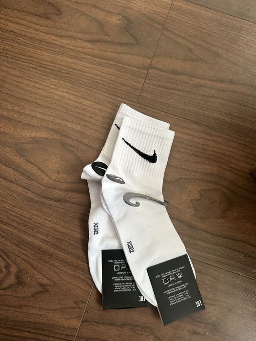 Nike șosete crew – negre/albe – noi, cu etichetă