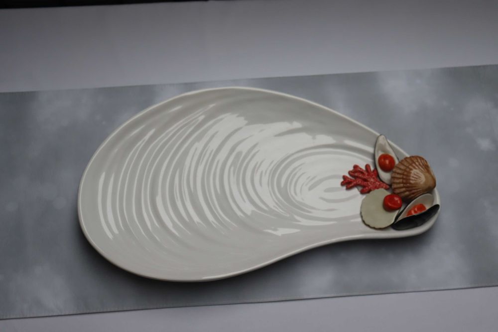 чинии италиански порцелан, ръчна изработка