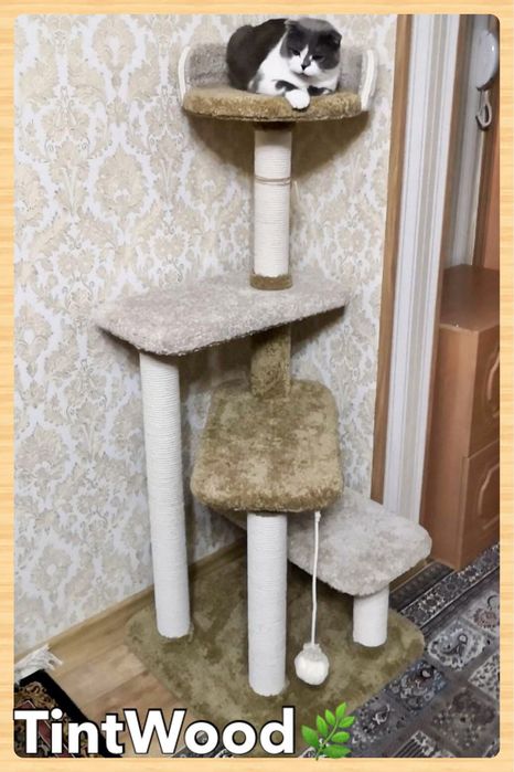 Дом когтеточка  для кошки!