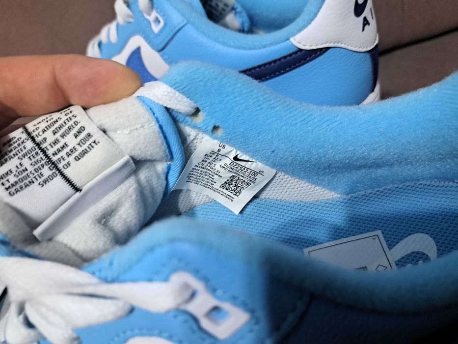 Vand adidasi Nike Air Force 1 baby blue , marime 42.5