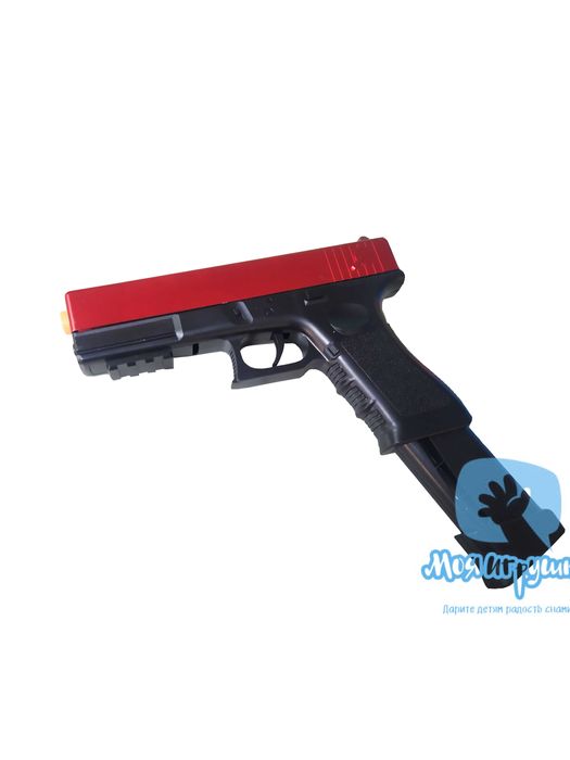 Пистолет автомат GLOCK с коллиматорным прицелом и фонарем в комплекте