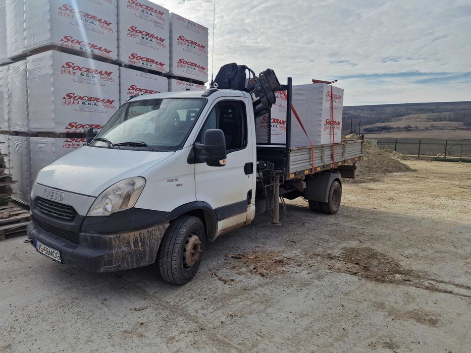 Iveco daily 70c15 eev DETARAT Basculabil cu Macara