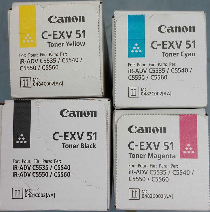Tonere Canon C-EXV 51, HP 11 OEM
